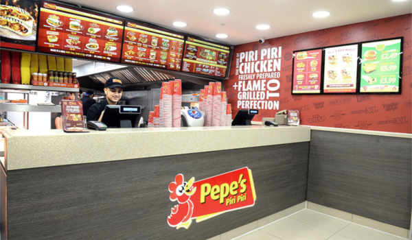 ceiling mounted digital menu boards