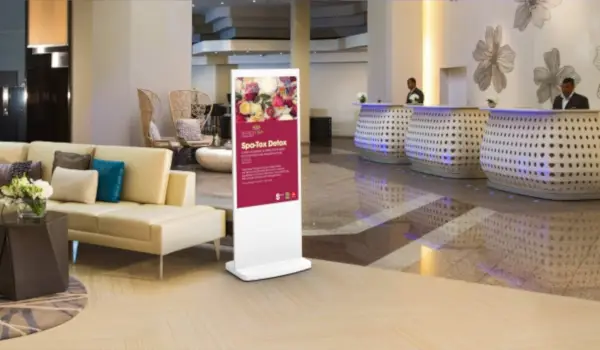 Freestanding Digital Poster