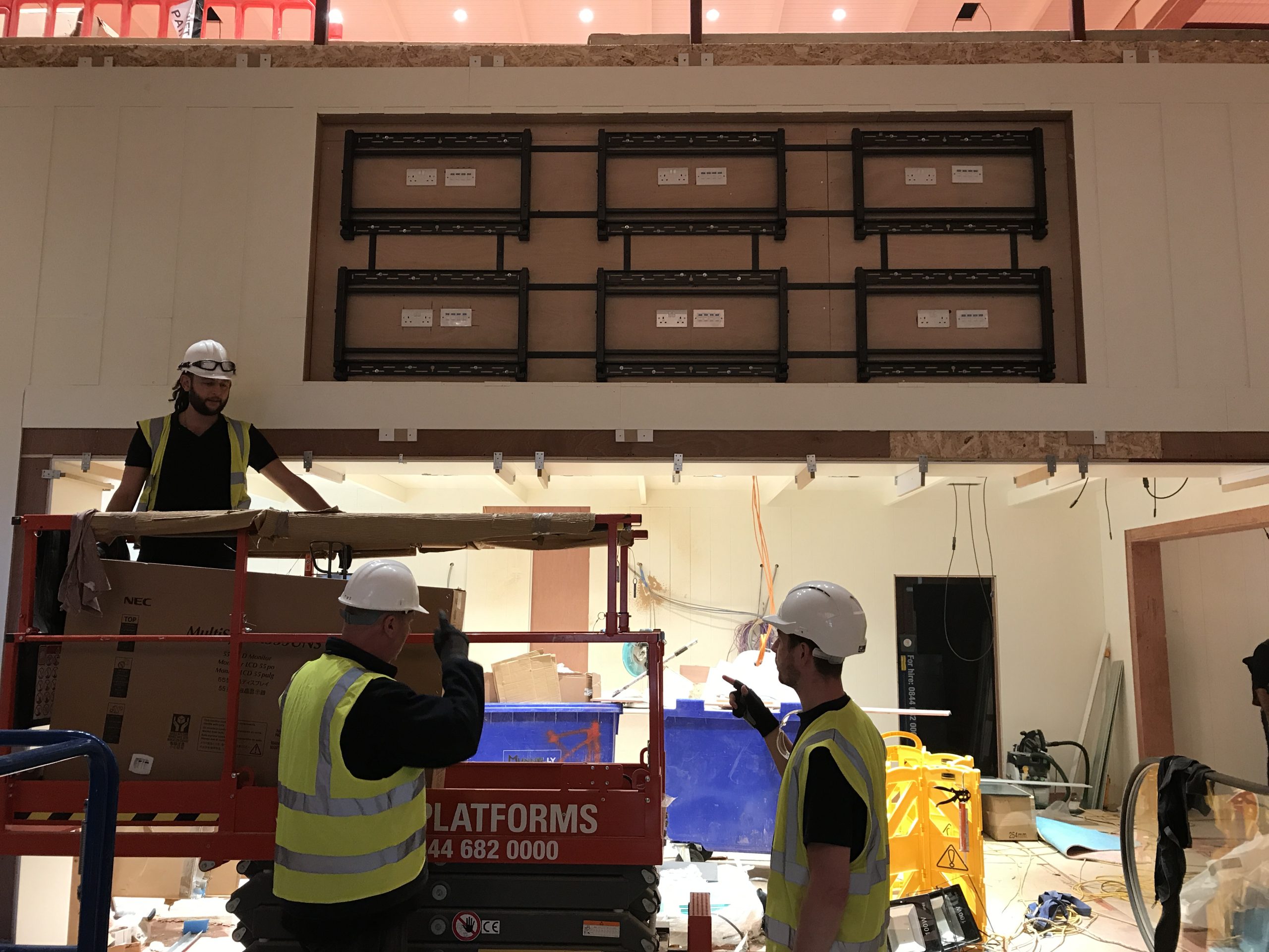 Video wall installation - Aprios AV